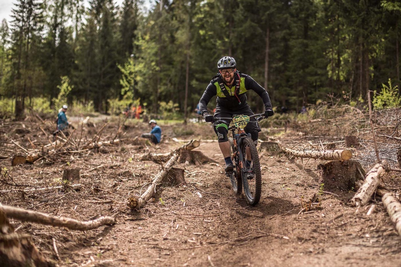 Happy Fredrik Hansen underveis på Telemark Enduro 2019, sesongåpningen i Skien fritidspark. Foto: Svenn Fjeldheim Happy Fredrik Hansen underveis på Telemark Enduro 2019, sesongåpningen i Skien fritidspark. Foto: Svenn Fjeldheim