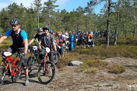 POPULÆRT: 180 deltakere er påmeldt til DrammEnduro i helga, derav 40 damer. Foto: Silje Holmsen