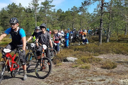 POPULÆRT: 180 deltakere er påmeldt til DrammEnduro i helga, derav 40 damer. Foto: Silje Holmsen