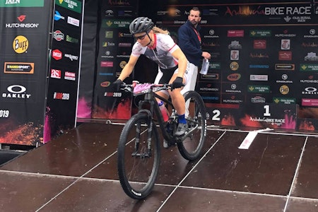 Hildegunn Gjertrud Hovdenak ble nummer to i prologen på Andalucia Bike Race. Foto: Kristin Bye Weyer-Larsen Hildegunn Gjertrud Hovdenak ble nummer to i prologen på Andalucia Bike Race. Foto: Kristin Bye Weyer-Larsen