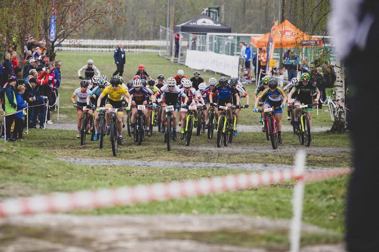 IKKE NM: Det skulle altså være NM i Brumunddal, men slik blir det ikke. Arkivfoto fra Fiskumrittet.  Foto: Kristoffer H. Kippernes nm rundbane avlyses