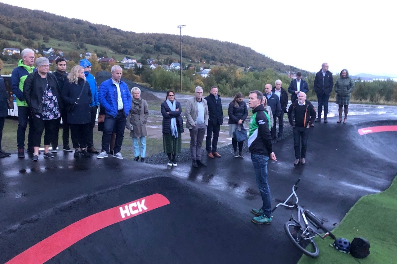 Harstad Sykkelpark ble trukket fram som skoleeksempel på anleggsutvikling da Norges idrettsforbund hadde seminar i september. Nå skal sykkelparken utvides. Foto: Harstad CK