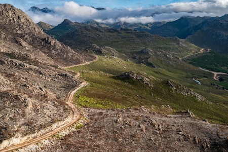 Groenlandberg på 1100 meter over havet er høyeste punkt på årets utgave av Cape Epic, og den stigningen kom i første halvdel av rittet. Foto: Greg Beadle/Cape Epic