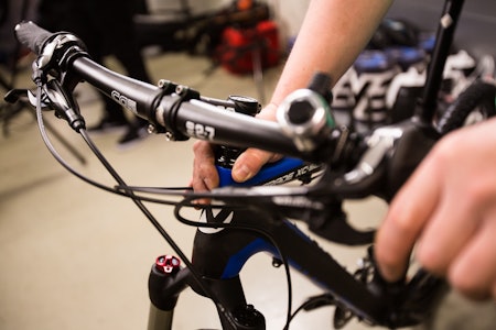 NÅR ALT STEMMER: Stram stemmet, og sykkelen føles som ny! Foto: Christian Nerdrum