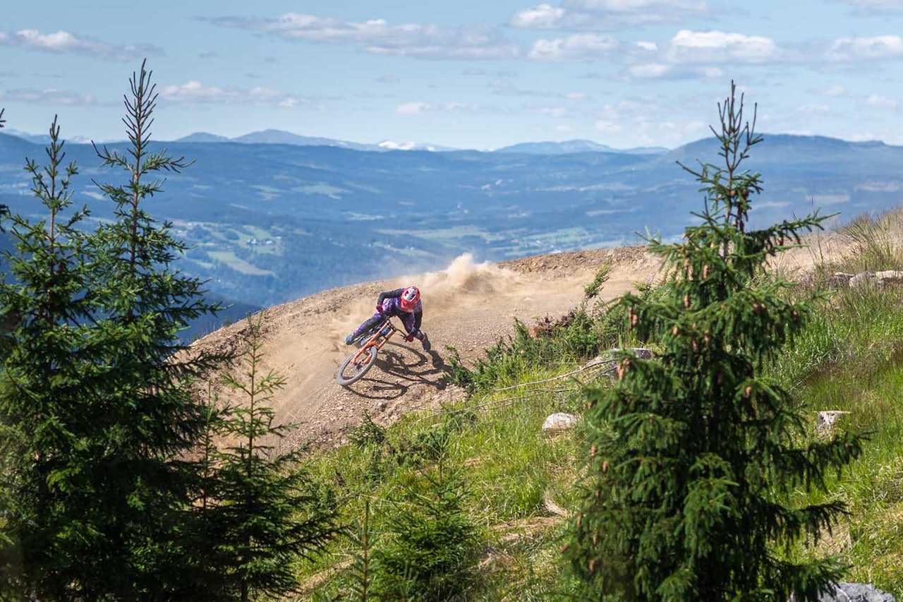 hafjell bike park korona sommer sykling