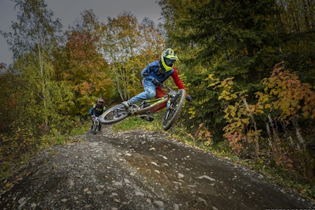 Høsten hadde satt sitt spor på Hafjell for avslutningshelga. Foto: Pål Westgaard Høsten hadde satt sitt spor på Hafjell for avslutningshelga. Foto: Pål Westgaard