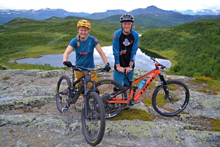 Kasper Madsen og Marie Wiborg i Bike Beitostølen er i gang med et storstilt stiutviklingskonsept for Beitostølen. Foto: Bike Beitostølen Kasper Madsen og Marie Wiborg i Bike Beitostølen er i gang med et storstilt stiutviklingskonsept for Beitostølen. Foto: Bike Beitostølen