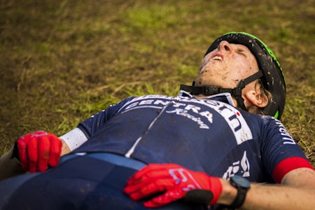 – Det er det hardeste jeg har gjort, sa veteranen Ole Christian Fagerli etter målgang. Foto: Snorre Veggan – Det er det hardeste jeg har gjort, sa veteranen Ole Christian Fagerli etter målgang. Foto: Snorre Veggan