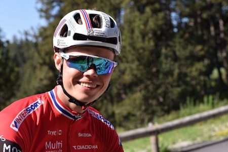 Med sjuendeplassen i kortbanerittet på fredag syklet Erik Hægstad seg inn på første startrekke i rundbanerittet på søndag. Det skulle vise seg avgjørende. Foto: Eddy Knudsen Storsæter  Med sjuendeplassen i kortbanerittet på fredag syklet Erik Hægstad seg inn på første startrekke i rundbanerittet på søndag. Det skulle vise seg avgjørende. Foto: Eddy Knudsen Storsæter