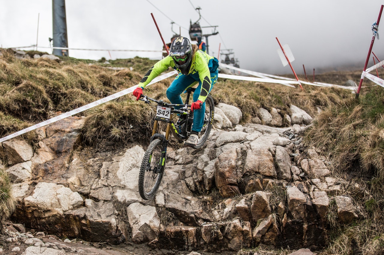 Brage Vestavik kom på 9.plass i verdenscupen i Fort William i Skottland. Foto: Yasmeen Green/BDS