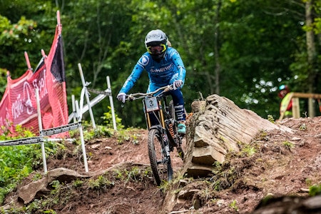 Mille Johnset kom på tredjeplass sammenlagt i utforverdenscupen etter helgas finale, som gikk i Snowshoe i USA. Foto: Sven Martin Mille Johnset kom på tredjeplass sammenlagt i utforverdenscupen etter helgas finale, som gikk i Snowshoe i USA. Foto: Sven Martin