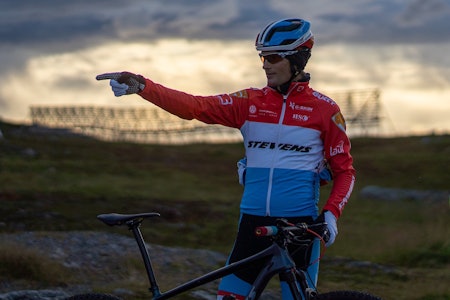 Søren Nissen, som sykler for det nederlandske laget Team Stevens, vant Skaidi Xtreme for fjerde gang. Foto: Frank Rune Isaksen/Skaidi Xtreme