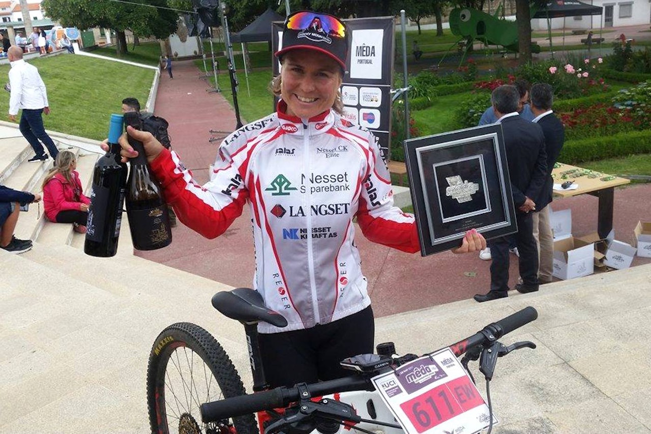 Seieren på Meda100 var en viktig bekreftelse på at VM-formen er i rute, sier Hildegunn Gjertrud Hovdenak. Foto: Privat Seieren på Meda100 var en viktig bekreftelse på at VM-formen er i rute, sier Hildegunn Gjertrud Hovdenak. Foto: Privat