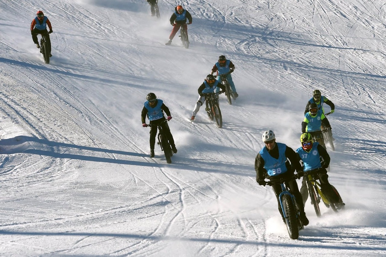 I år er kvaliken på sykkelutforrittet under Snowstock fire ganger så lang som i fjor. Foto: NiceShot.no I år er kvaliken på sykkelutforrittet under Snowstock fire ganger så lang som i fjor. Foto: NiceShot.no