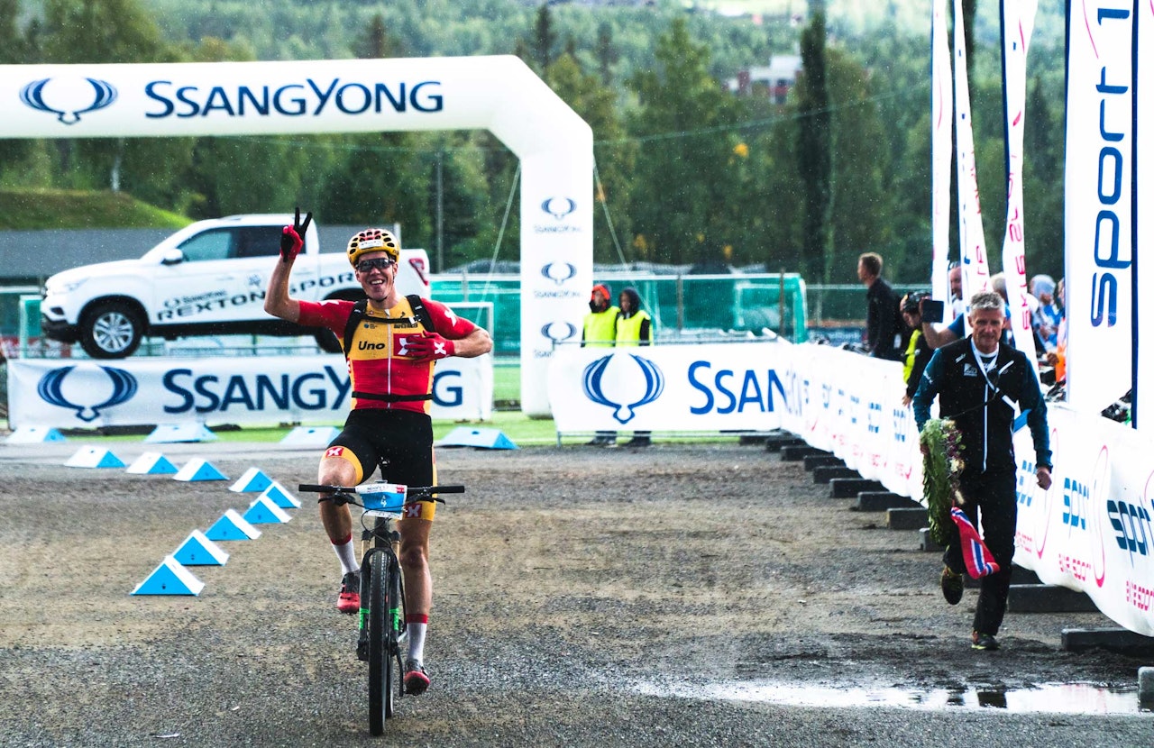RASKEST: Erik Nordsæter Resell var desidert best i dag på tiden 02.32.54. Foto: Henrik Ulleland birken birkebeinerrittet erik resell