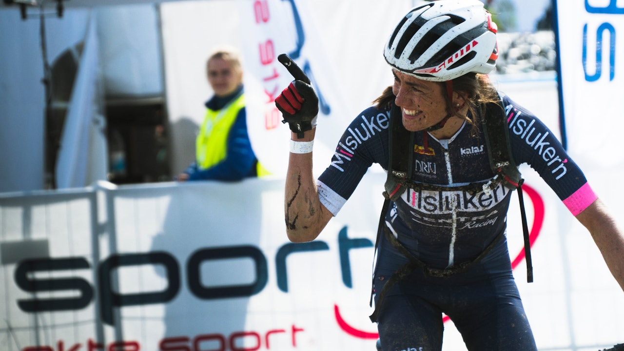 BEST: Sunniva Dring vant en soleklar seier med tiden 06.28.50. BEST: Sunniva Dring vant en soleklar seier med tiden 06.28.50.