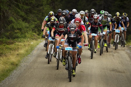 KJØRTE MED DRITTBEIN: Carl Fredrik Hagen hadde ikke dagen (badda-bish), men kjørte det han hadde likevel. (foto: Kristoffer H. Kippernes) Birken elite bilder