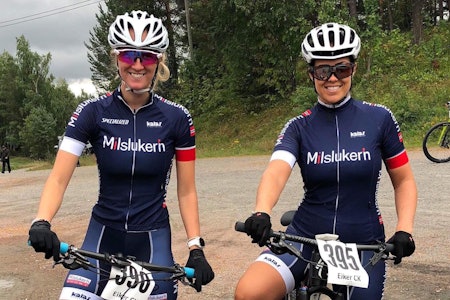 Kaja Berge og Kristin Bye Weyer-Larsen sykler UltraBirken sammen neste helg. Foto: Joachim Fjeld