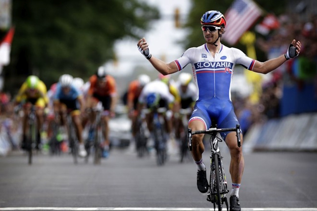 SJANSELØS: Peter Sagan kommer ikke til å ta gull i terrengsykling i Rio. Men det er moro at han er med. Foto: Cor Vos SJANSELØS: Peter Sagan kommer ikke til å ta gull i terrengsykling i Rio. Men det er moro at han er med. Foto: Cor Vos