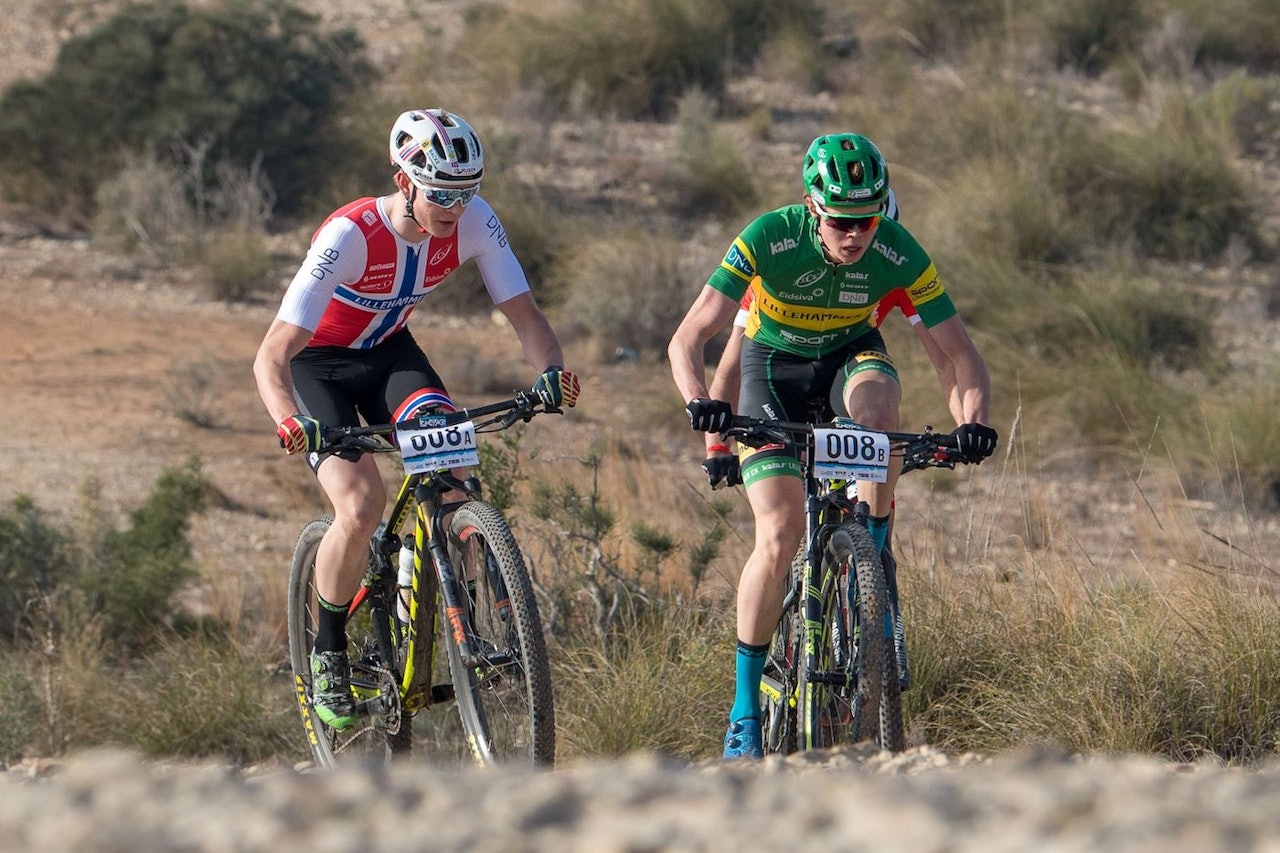 Petter Fagerhaug og Erik Hægstad sesongdebuterte med UCI-rittet Costa Blanca Bike Race i Spania. Foto: EGO-promotion
