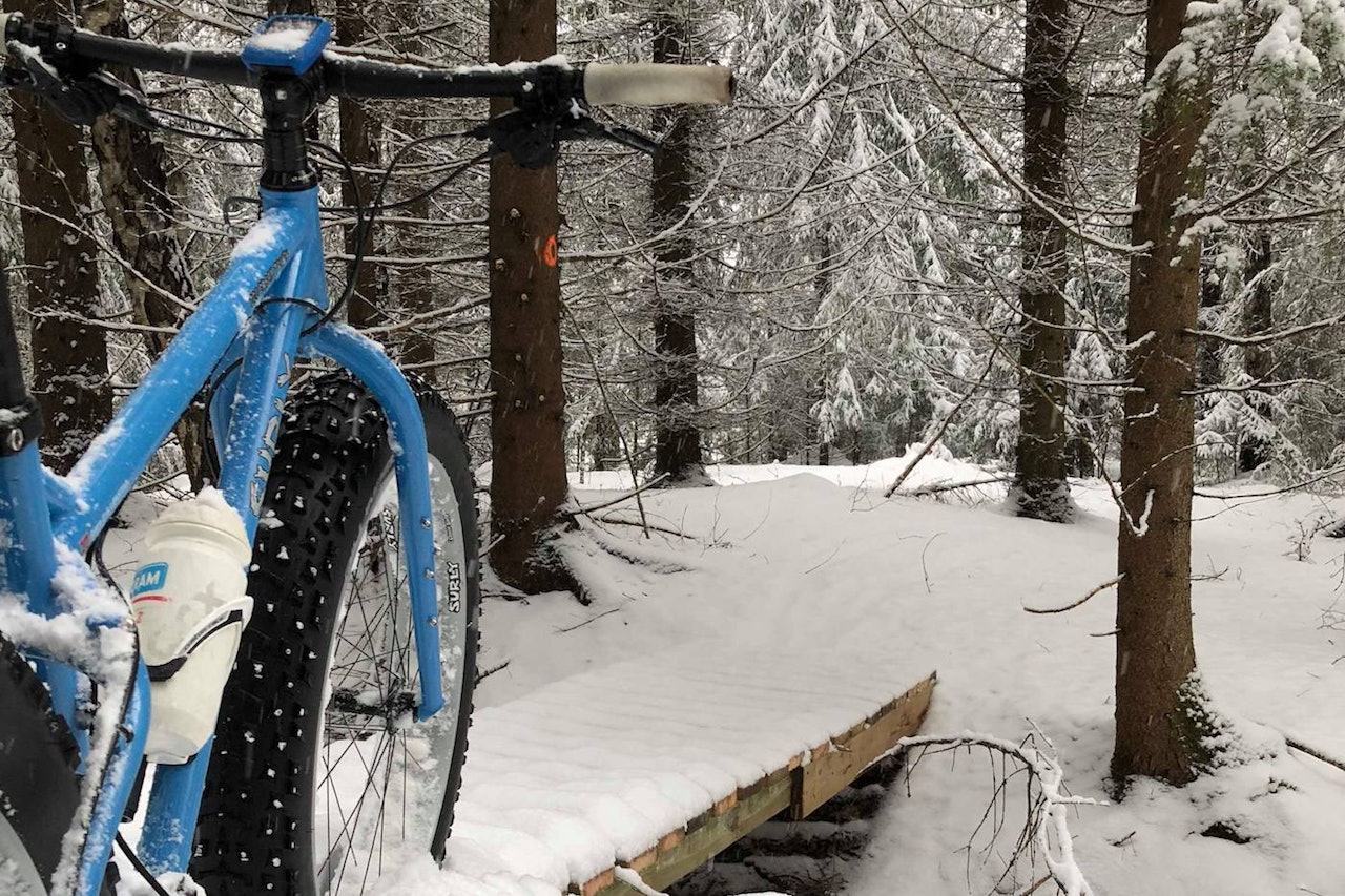 Det er for tida prima forhold i rittløypa, og de som vil teste den kan kontakte rittet og avtale gjennomkjøring. Foto: Modum Challenge Det er for tida prima forhold i rittløypa, og de som vil teste den kan kontakte rittet og avtale gjennomkjøring. Foto: Modum Challenge