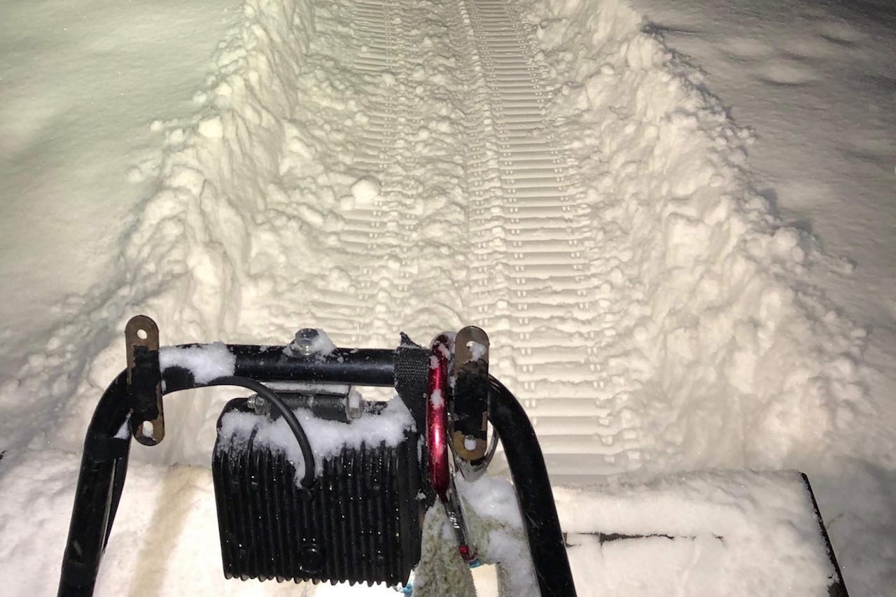 Slike stier er det nå over 20 kilometer av i Lillehammer, og mer er på gang. Foto: Tom Ruud Slike stier er det nå over 20 kilometer av i Lillehammer, og mer er på gang. Foto: Tom Ruud