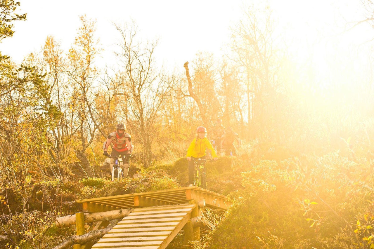 Hummelfjell Bike Camp arrangeres for første gang 6.-7. august, og byr på både guidet stisykling og utfor med shuttle. Foto: Eirik Bækken