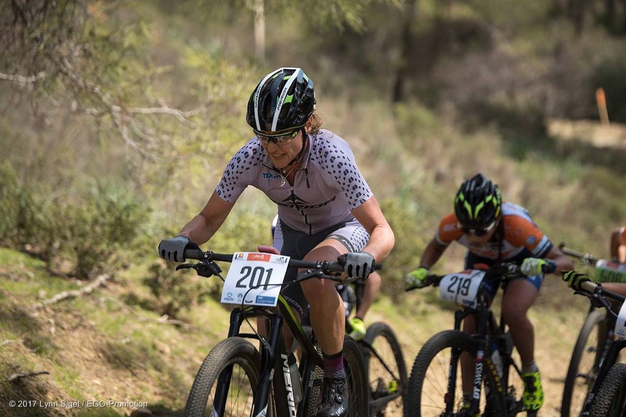 Gunn-Rita Dahle Flesjå under firedagersrittet Cyprus Sunshine Cup på Kypros forrige helg. Foto: Team Merida Gunn-Rita Gunn-Rita Dahle Flesjå under firedagersrittet Cyprus Sunshine Cup på Kypros forrige helg. Foto: Team Merida Gunn-Rita