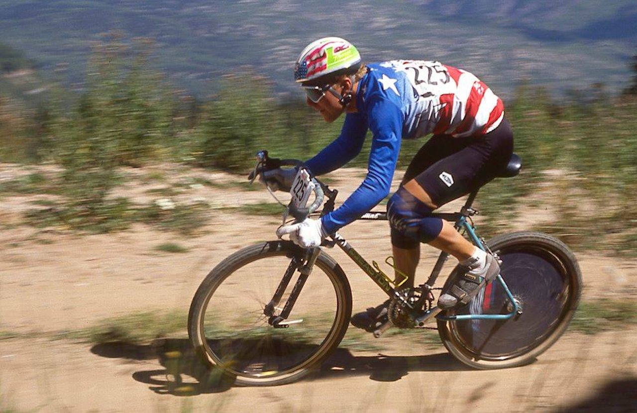 HISTORIEN FØRSTE: Mange vil huske John Tomac fra terrengsykkel-VM i 1990, selv om stjernen ikke tok noen medalje. Alle foto: Pete Astles/images@peakuk.com. HISTORIEN FØRSTE: Mange vil huske John Tomac fra terrengsykkel-VM i 1990, selv om stjernen ikke tok noen medalje. Alle foto: Pete Astles/images@peakuk.com.
