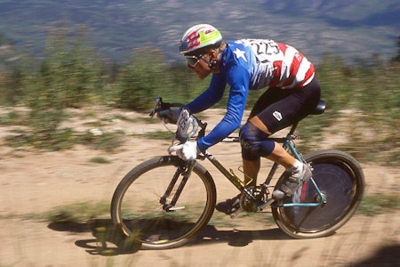 HISTORIEN FØRSTE: Mange vil huske John Tomac fra terrengsykkel-VM i 1990, selv om stjernen ikke tok noen medalje. Alle foto: Pete Astles/images@peakuk.com.