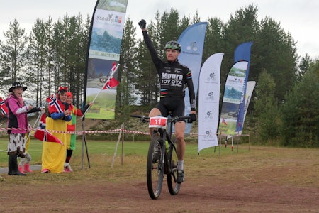 Lars Granberg kjørte inn til seier i Femundrittet med over ett minutts margin. Foto: Ingeborg Scheve