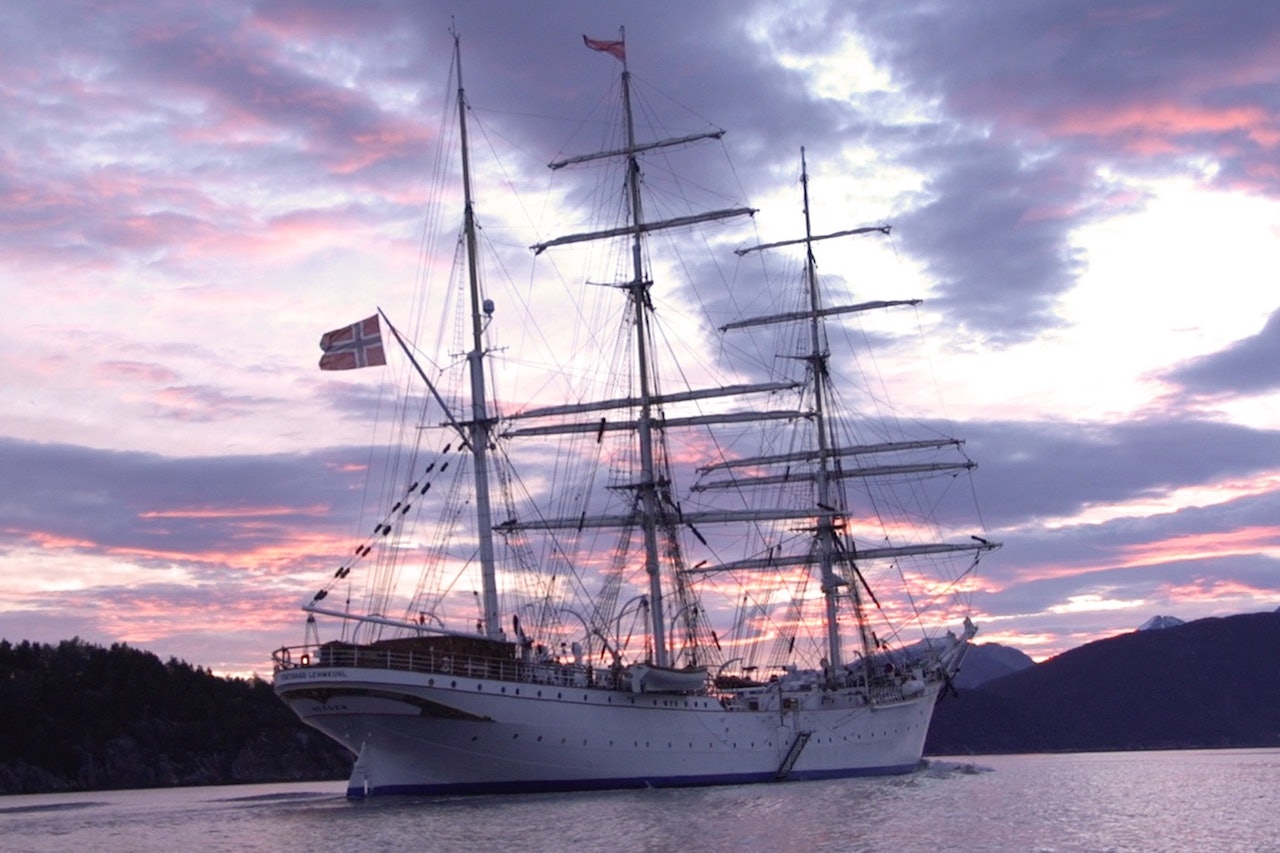 Statsraad Lehmkuhl blir base for etapperittet Nordic Escape 2018. Foto: Nordic Escape Statsraad Lehmkuhl blir base for etapperittet Nordic Escape 2018. Foto: Nordic Escape