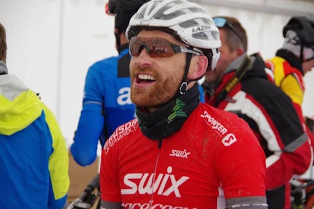 Vidar Mehl tok spurten på første etappe av Trans-Østerdalen. Foto: Arrangøren Vidar Mehl tok spurten på første etappe av Trans-Østerdalen. Foto: Arrangøren