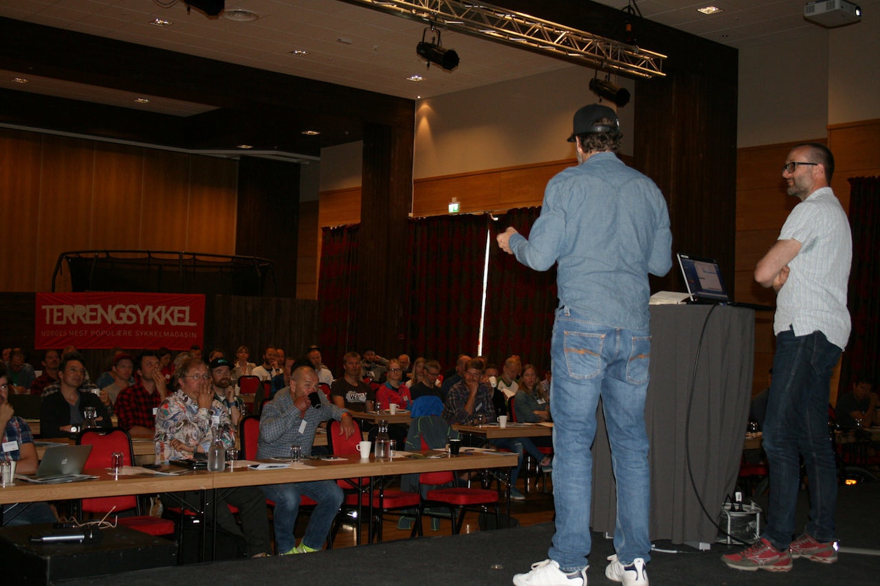 Det ble både debatt og diskusjon på fagdagen om bærekraftig sykkelturisme i forkant av Utflukt. Foto: Marianne Mork/Innovasjon Norge Det ble både debatt og diskusjon på fagdagen om bærekraftig sykkelturisme i forkant av Utflukt. Foto: Marianne Mork/Innovasjon Norge