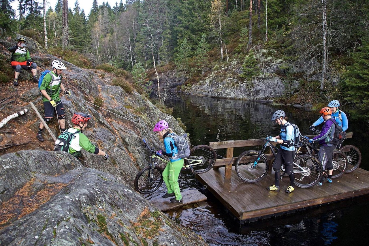 Fergetur var en del av lørdagens GTG-utflukt i Østmarka. Foto: Bjørn Enoksen