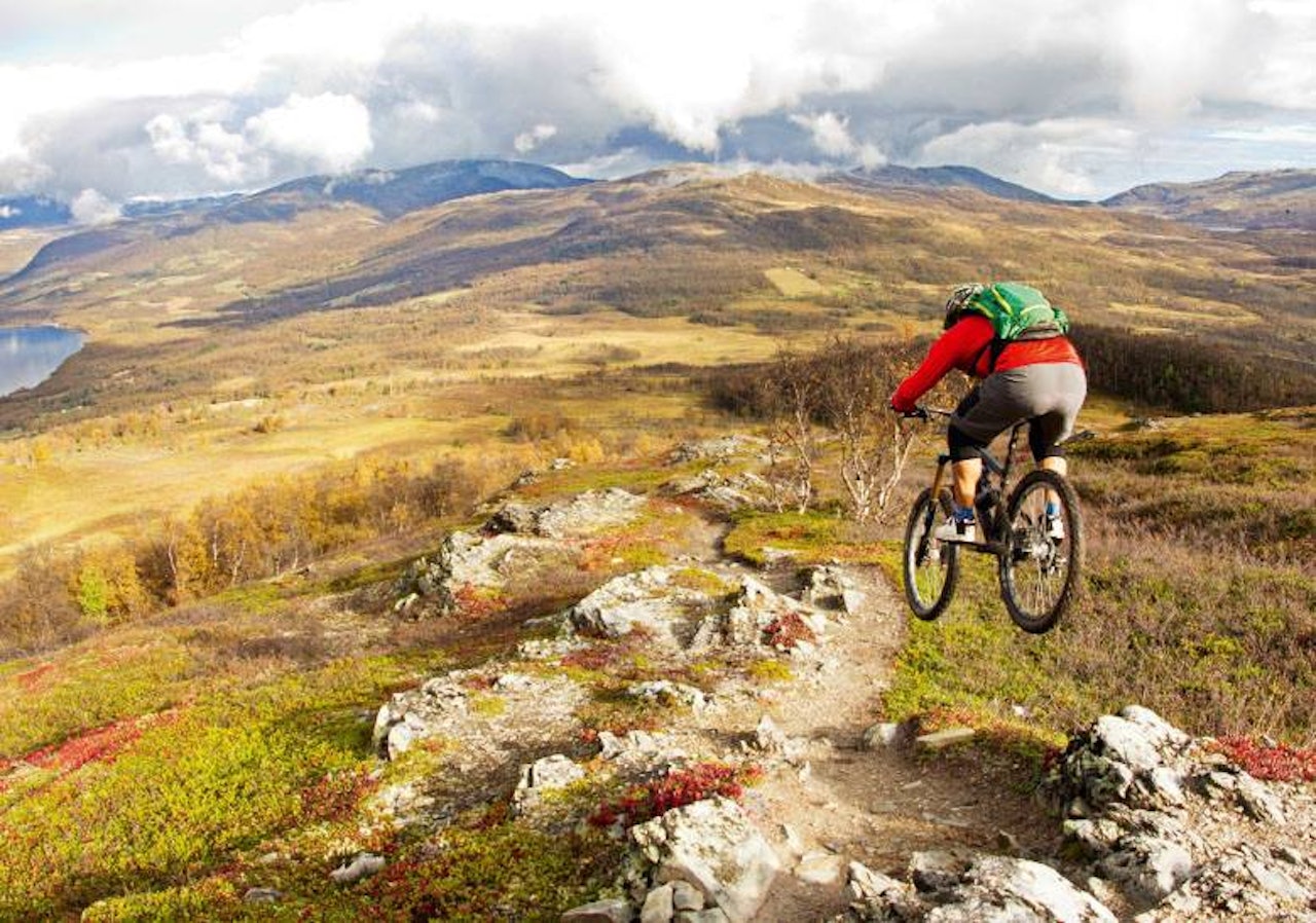 Ned Raudhovdin på Oppdal. Foto: Kristoffer H. Kippernes