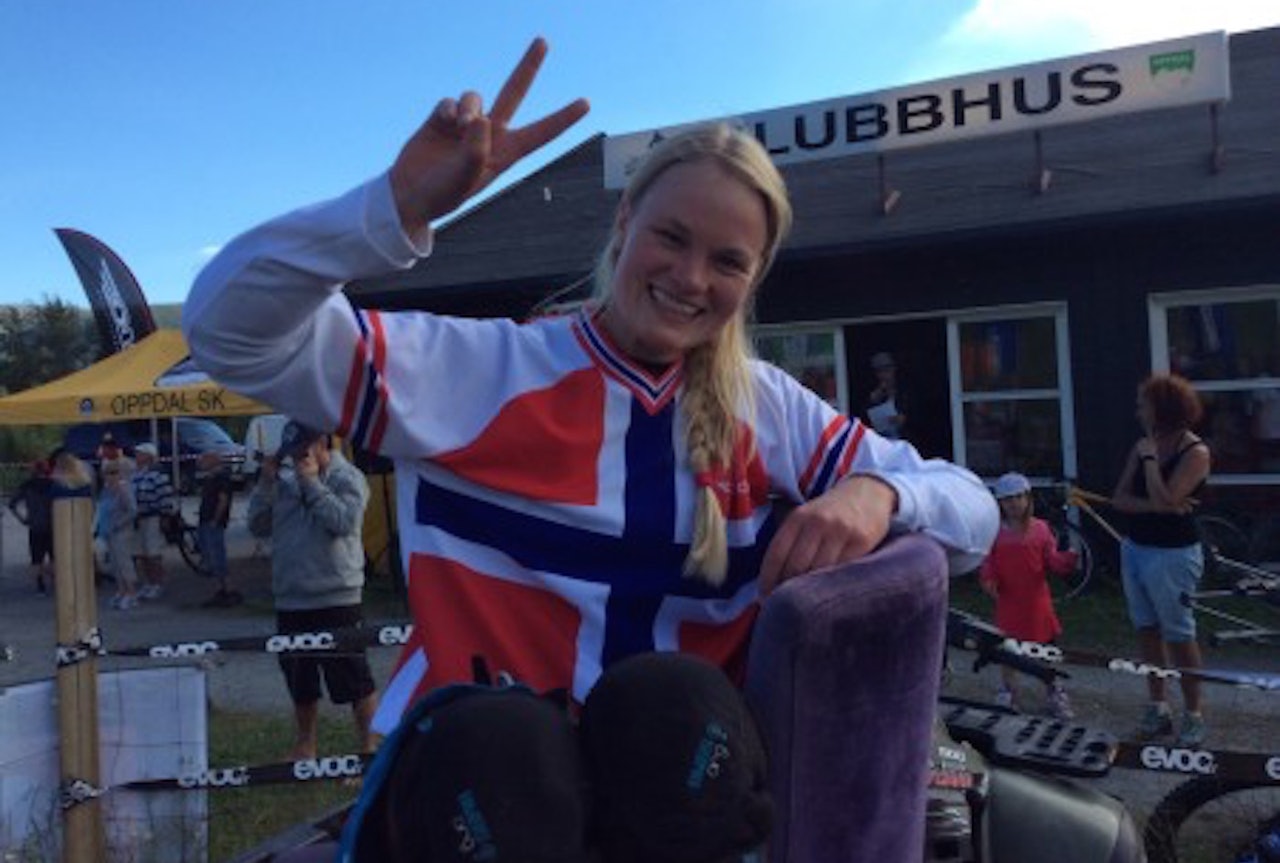 Hilde Sangesland Strædet tok nok en Norgescupseier på Oppdal i helga, og har dermed et godt grep om sammenlagtseieren. Foto: NCF Hilde Sangesland Strædet tok nok en Norgescupseier på Oppdal i helga, og har dermed et godt grep om sammenlagtseieren. Foto: NCF