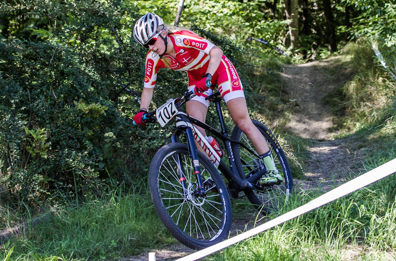 Malene Degn vant Nordis mesterskap i rundbane med knusende margin. Foto: Raymond Poosz Malene Degn vant Nordis mesterskap i rundbane med knusende margin. Foto: Raymond Poosz