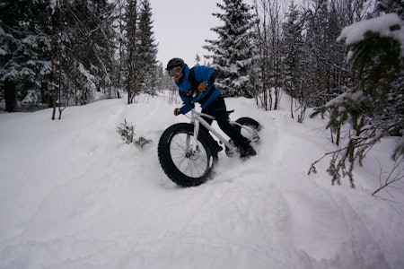 Tim Glazebrook på vei ned Trysilfjellet. Foto: Erik Olsson