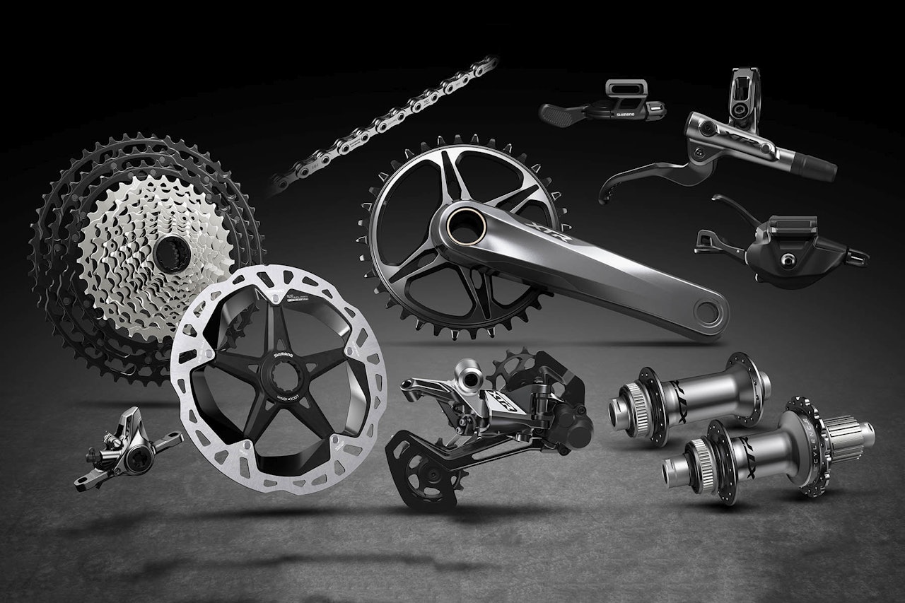 SYKKELGIR: Shimano sin nye XTR-gruppe gir 12 sykkelgir på bakhjulet.  sykkelgir shimano 1x12