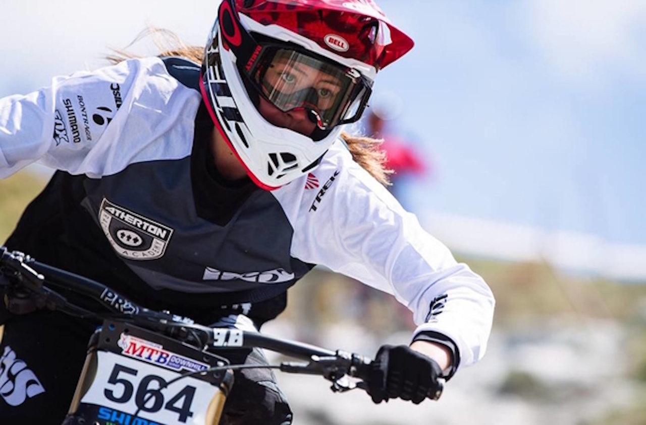 Mille Johnset ble tatt inn på Trek Factory Racing DH under British Downhill Series i helga. Foto: Dan Hearn Mille Johnset ble tatt inn på Trek Factory Racing DH under British Downhill Series i helga. Foto: Dan Hearn