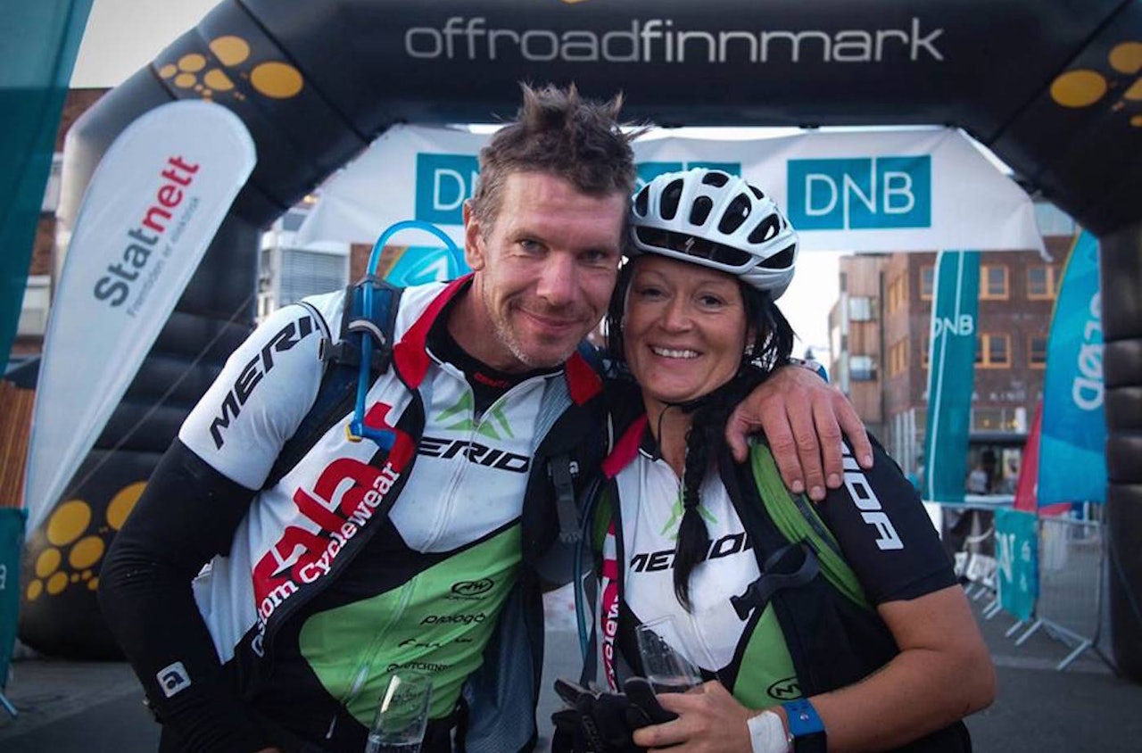 Jørn Kandola og Linda Treseng i Team Rye XP-Merida vant mixklassen i OF700. Foto: Niels Westphal/Offroad Finnmark Jørn Kandola og Linda Treseng i Team Rye XP-Merida vant mixklassen i OF700. Foto: Niels Westphal/Offroad Finnmark