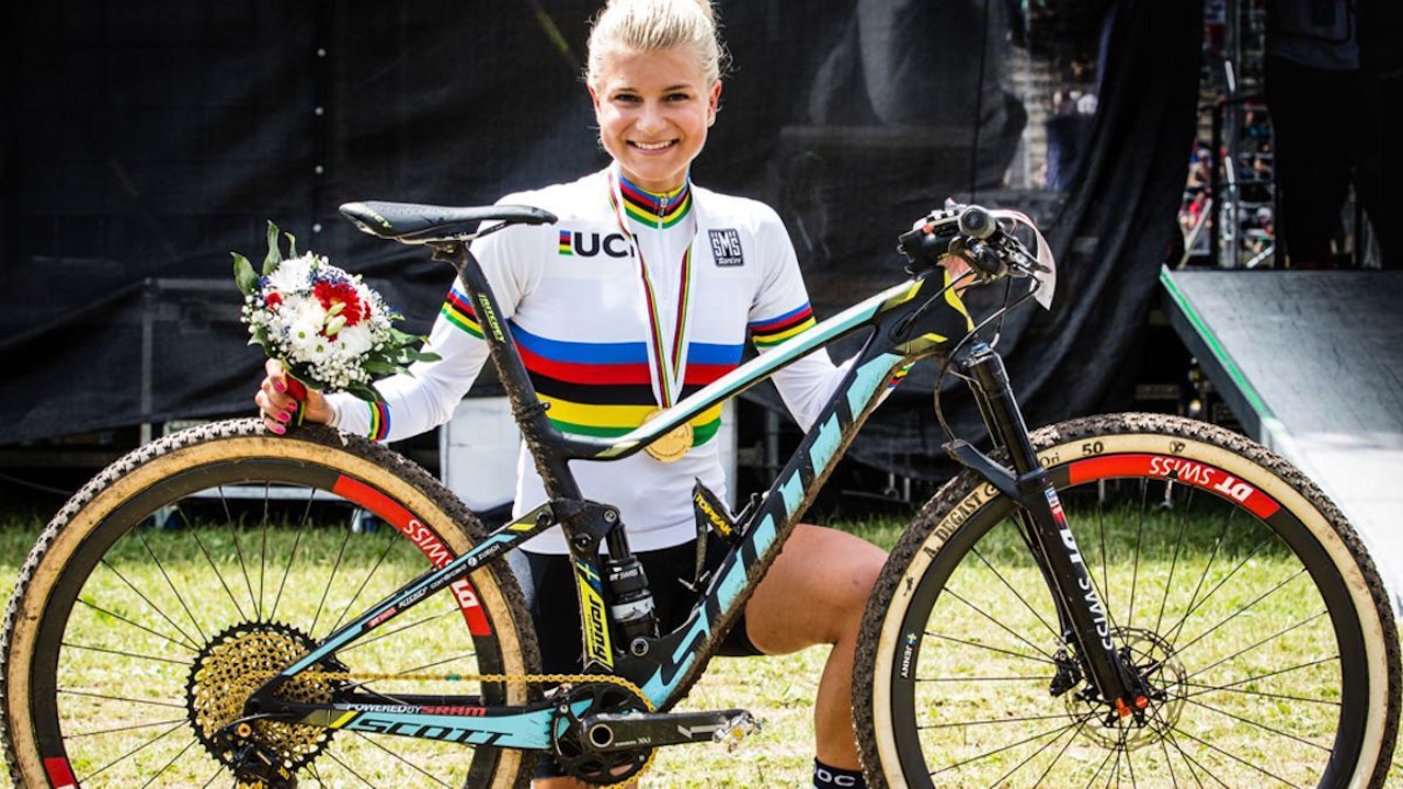 SUPERSTJERNE I KONFLIKT: Jenny Rissveds dropper årets VM på grunn av sponsorkonflikt med det Svenska Cykelforbundet. Foto: Scott/Jochen Haar