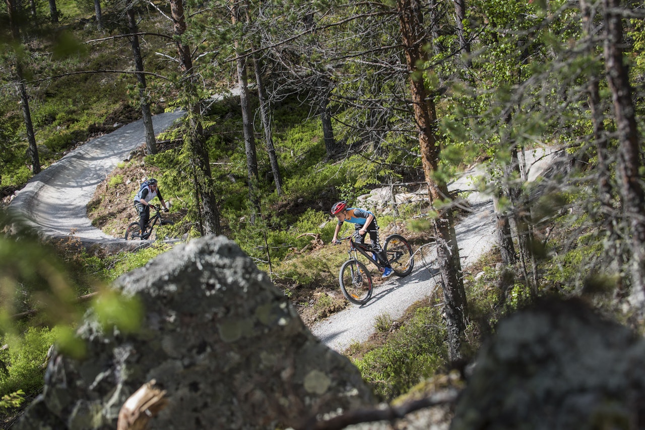Gullia åpner 5km nye tilrettelagte løyper av ulik teknisk vanskelighetsgrad i løpet av høsten. Foto: Jonas Hasselgren/Destinasjon Trysil Gullia åpner 5km nye tilrettelagte løyper av ulik teknisk vanskelighetsgrad i løpet av høsten. Foto: Jonas Hasselgren/Destinasjon Trysil