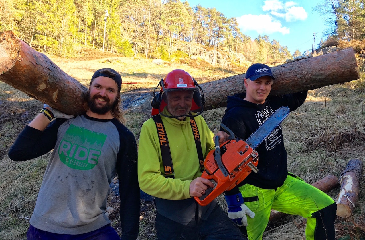 Her bygges løyper etter Snorre Pedersens design: Kristiansand Sykkelpark har fått 475.000 kroner fra Gjensidigestiftelsen. Foto: Privat Her bygges løyper etter Snorre Pedersens design: Kristiansand Sykkelpark har fått 475.000 kroner fra Gjensidigestiftelsen. Foto: Privat