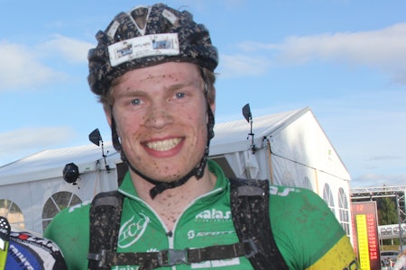 Sigurd Mellemsæter vant SykkelEnern på Oppdal. Foto: Ingeborg Scheve