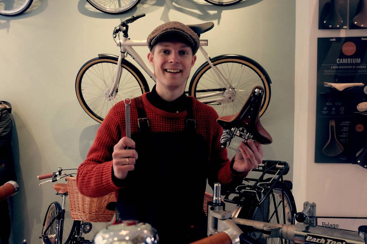 Johan Brox, verkstedleder på Krankenhaus, er en av initiativtakerne til Hjulemarkedet som arrangeres for første gang helga 11.-13. november. Foto: Jim Holland Johan Brox, verkstedleder på Krankenhaus, er en av initiativtakerne til Hjulemarkedet som arrangeres for første gang helga 11.-13. november. Foto: Jim Holland