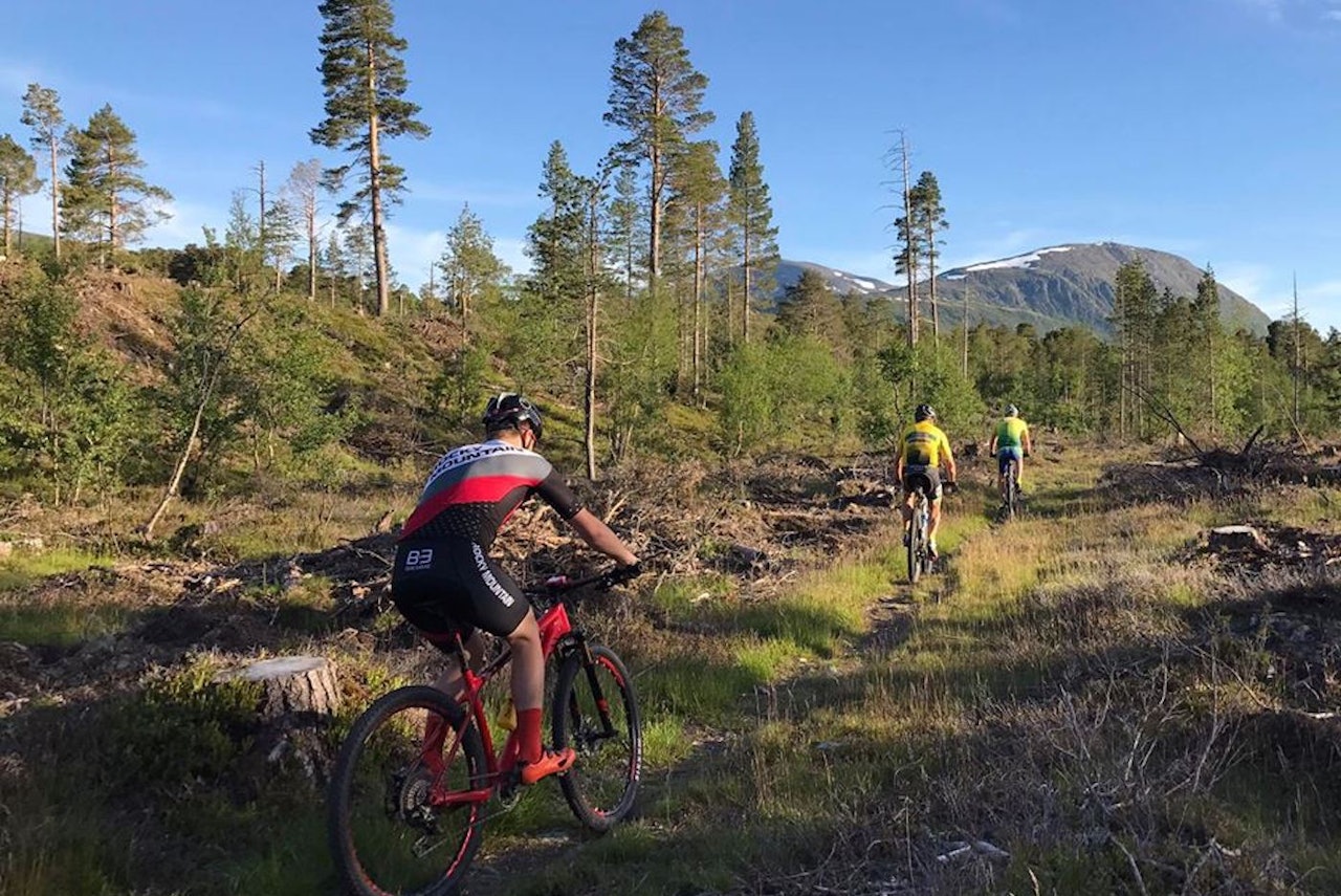 Det blir langt mer terreng og vesentlig mindre grus i den nye maratonløypa til Sykkelenern på Oppdal. Foto: Arrangøren Det blir langt mer terreng og vesentlig mindre grus i den nye maratonløypa til Sykkelenern på Oppdal. Foto: Arrangøren