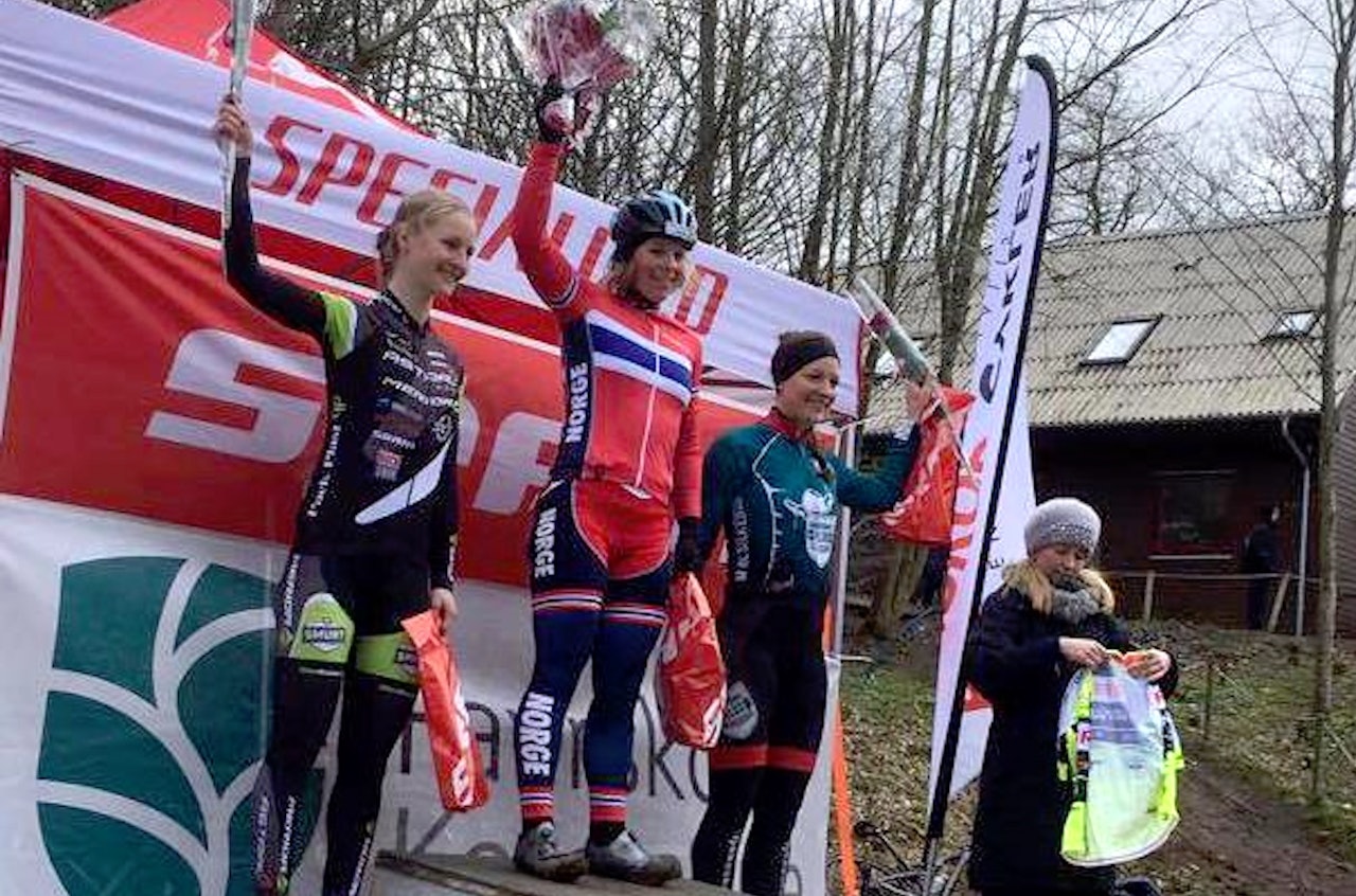 Elisabeth Sveum vant SRAM-Liga rittet i Danmark med over et minutts margin. Foto: Thea Siggerud