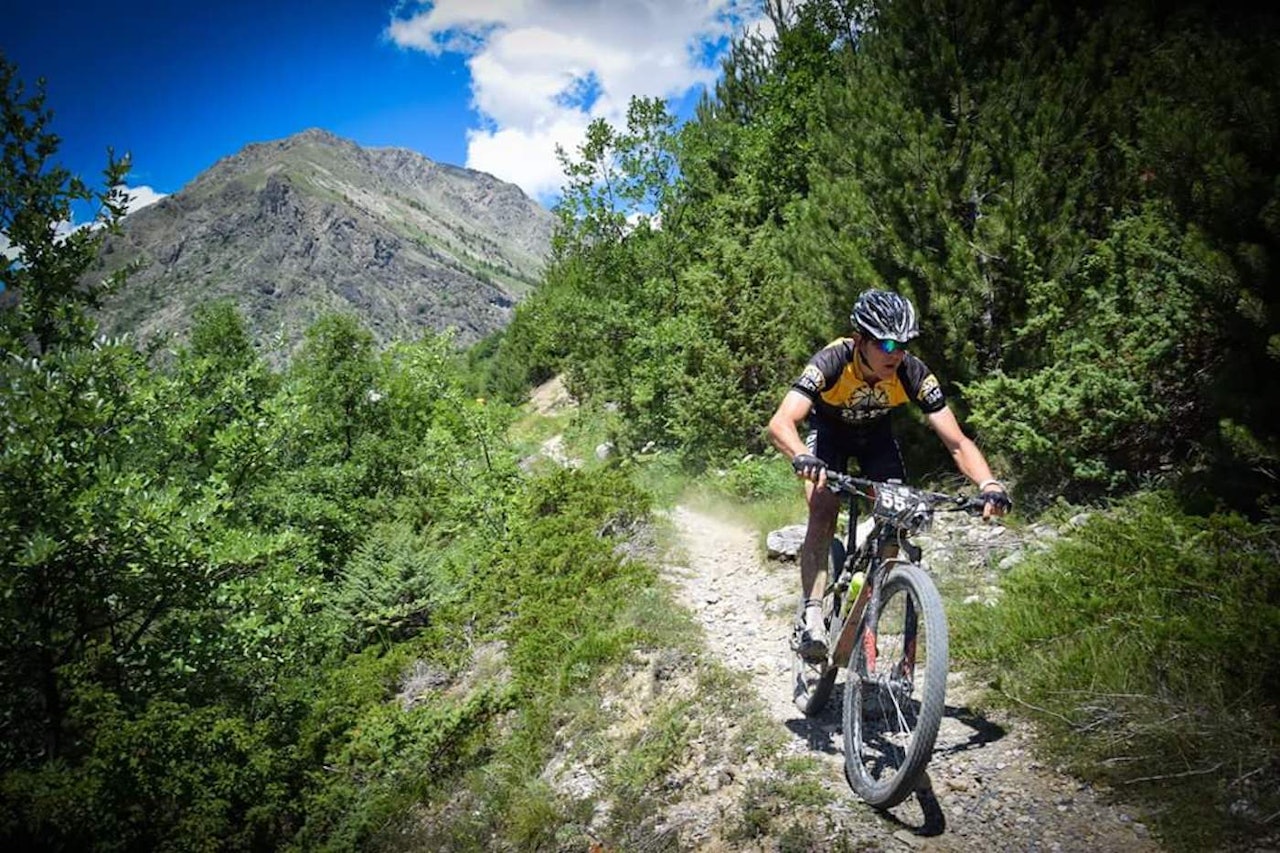 Greg Saw underveis i Alpes Epic sist uke. Foto: Øivind Bjerkseth Greg Saw underveis i Alpes Epic sist uke. Foto: Øivind Bjerkseth